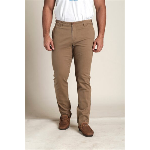 Odel Solid Color Regular Fit Twill Pant