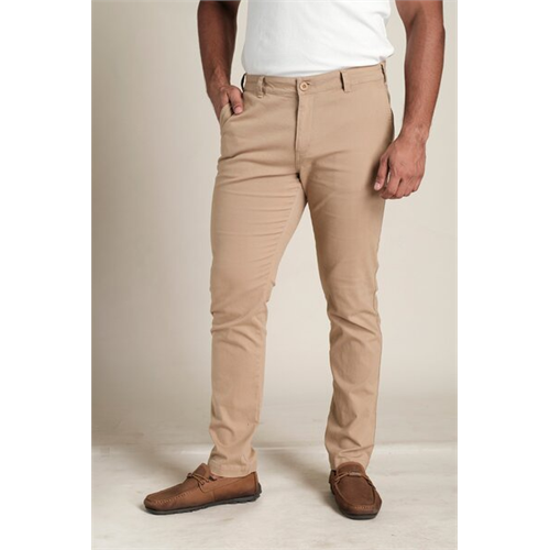 Odel Solid Color Regular Fit Twill Pant