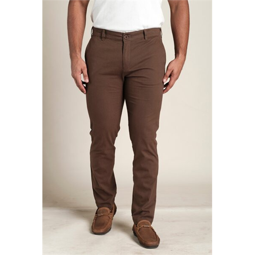 Odel Solid Color Regular Fit Twill Pant