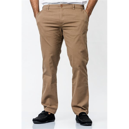 Odel Solid Color Regular Fit Twill Pant