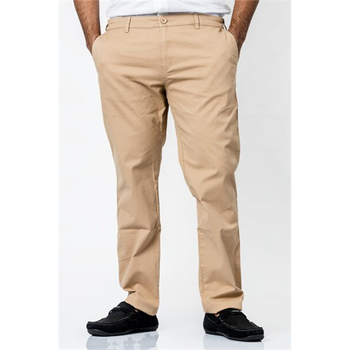 Odel Solid Color Regular Fit Twill Pant