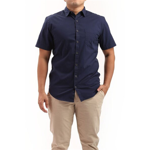 Odel Solid Color Short Sleeve Shirt