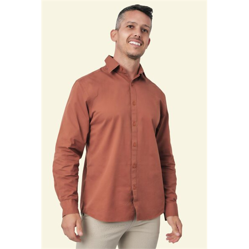 Odel Solid Twill Long Sleeve Shirt