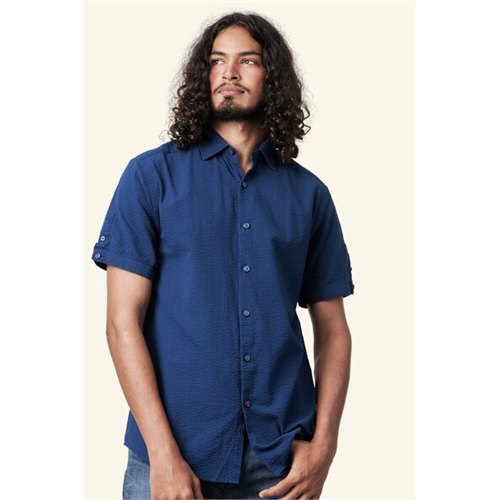 Premium Blue Short Sleeve Shirt