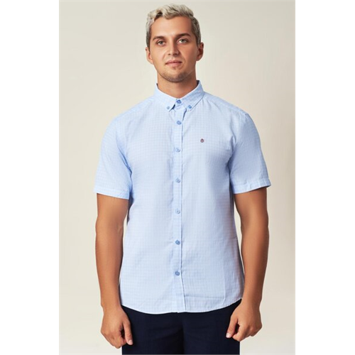 Premium Checked Short Sleeve Shirt