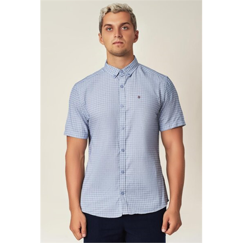 Premium Checked Short Sleeve Shirt