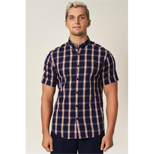 Premium Checked Short Sleeve Shirt