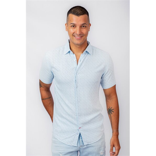 Premium Printed Slim Fit Short Sleeve Shirt