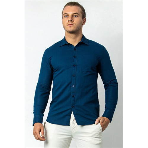 Premium Solid Colour Casual Linen Shirt