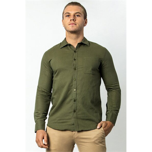 Premium Solid Colour Casual Linen Shirt