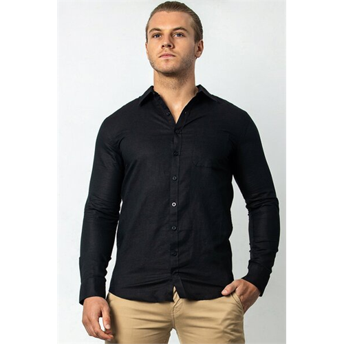 Premium Solid Colour Casual Linen Shirt