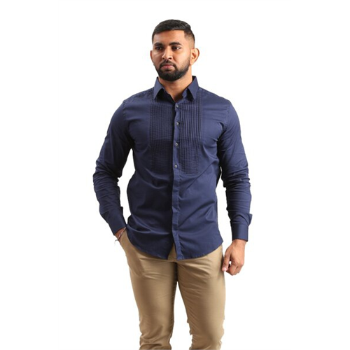 Premium Solid Colour Slim Fit Long Sleeve Shirt