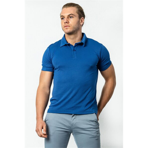 Premium Solid Colour Slim-fit Mercerized Polo T-Shirt
