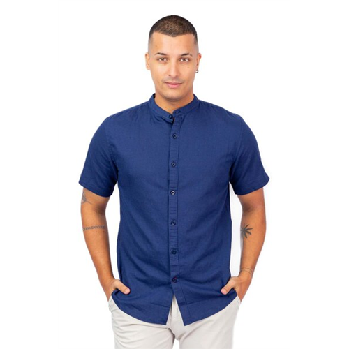 Premium Solid Linen Short Sleeve Shirt