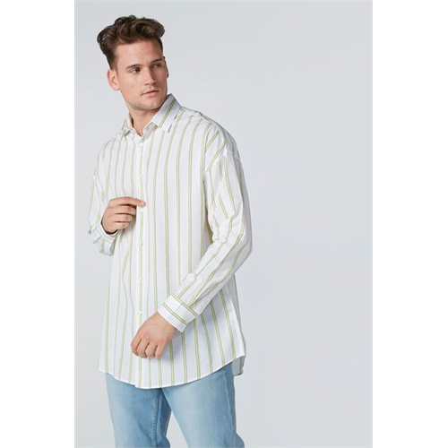 Splash Stripe Long Sleeve Shirt