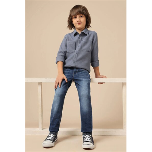 Us Polo Boys Slim Fit Whiskered Jeans