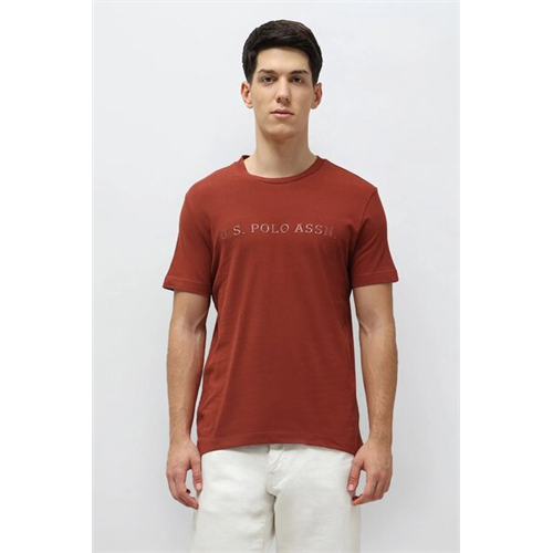 Us Polo Brand Embossed Slim Fit T-Shirt