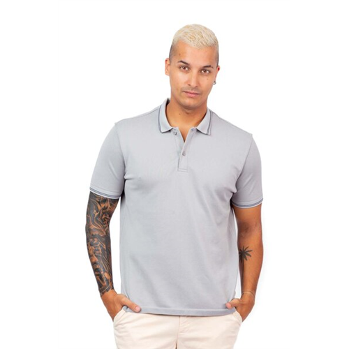 Wyos Grey Polo Basic