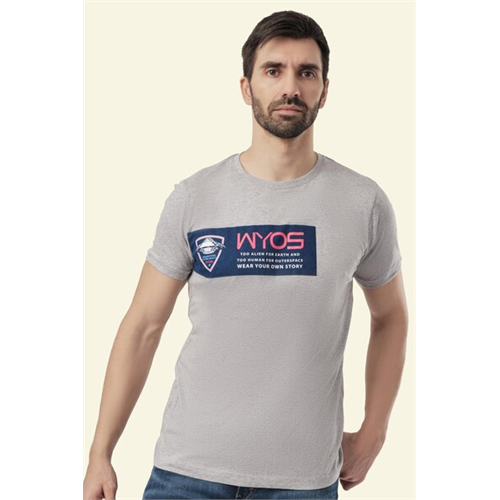 Wyos Printed Crew Neck T-shirt