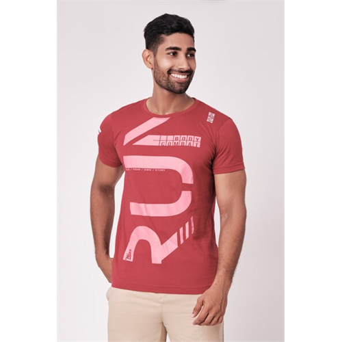 Wyos Printed Crew Neck T-shirt