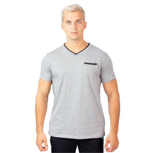 Wyos Printed V-Neck T-shirt