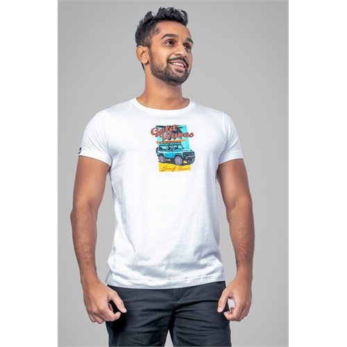 Wyos Slim Fit Printed Crew Neck Tshirt