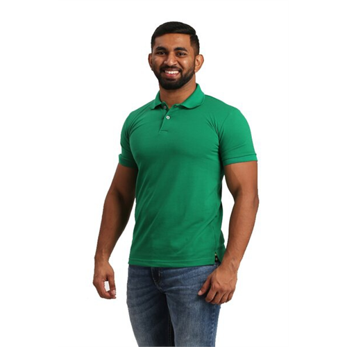 Wyos Solid Colour Basic Polo T-Shirt