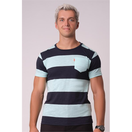 Wyos Striped Crew Neck T-shirt