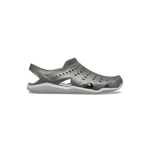 Crocs Mens Swiftwater Graphic Wave Sandals