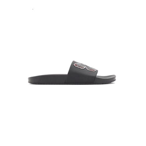 Aldo Ulmeiro_SP Men's Black Print Synthetic Slides