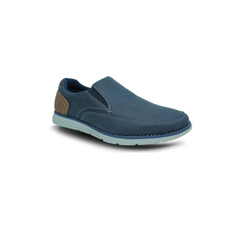 Bata Garin Navy Loafers