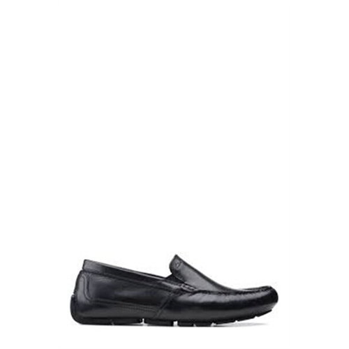 CLARKS MENS Markman Plain BLCK Loafers