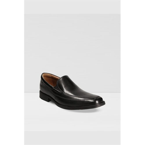 Clarks Whiddon Step Men'S Black Leather Loafers