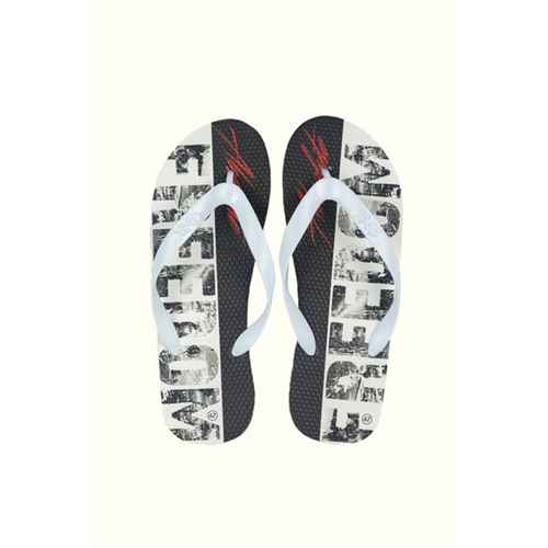 Wyos Men's Printed Flip Flops