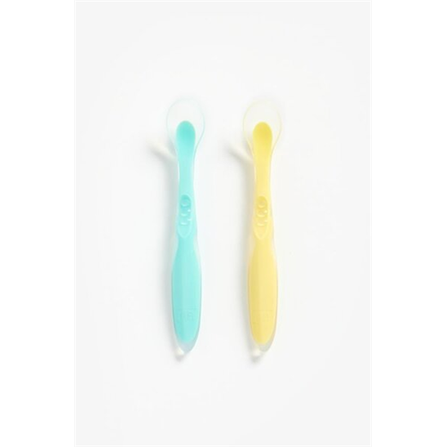 Mothercare Soft Silicone Spoons - 2 Pack