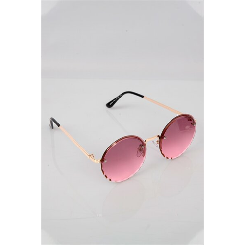 Backstage Gold Smoke Pink Frame Nickel Free Sunglass W063