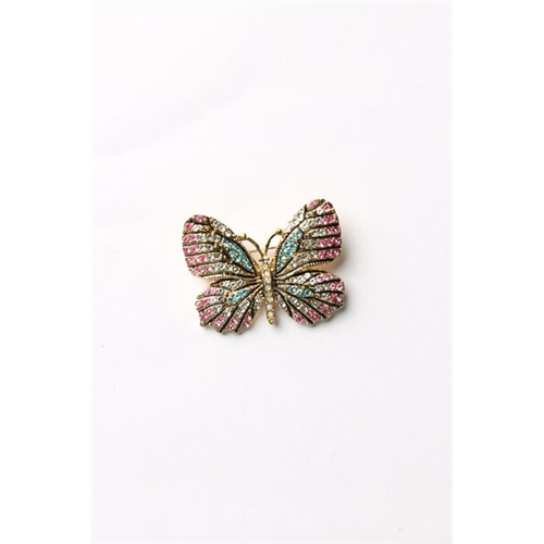 Backstage Butterfly Multi-Colour Brooch