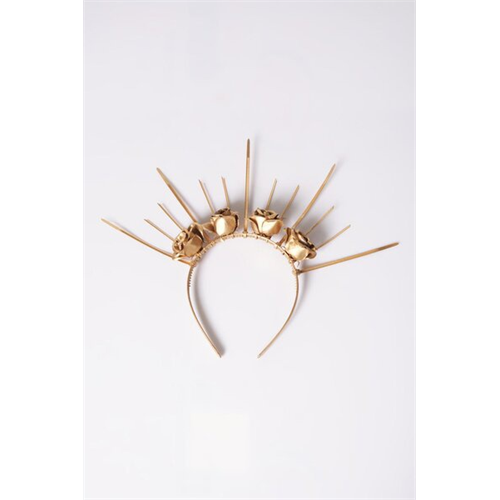 Backstage Gold Rose & Thorns Halloween Head Band