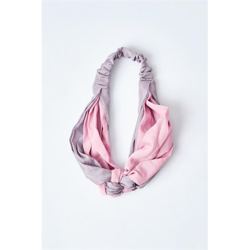 Backstage Grey & Pink Two Toned Head Band