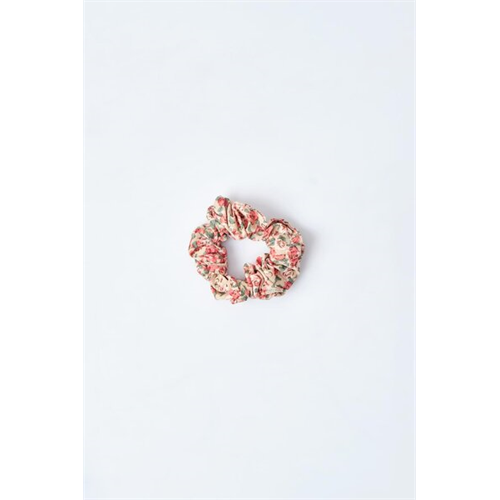 Backstage Pink Flower Printed Scrunchies