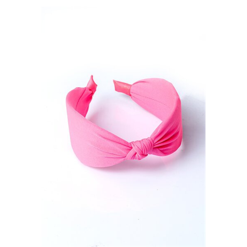 Backstage Pink Knotted Head Band