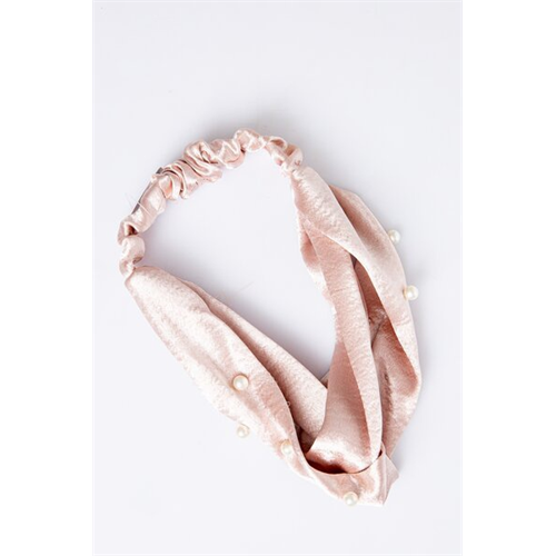 Backstage Pink Satin Head Band