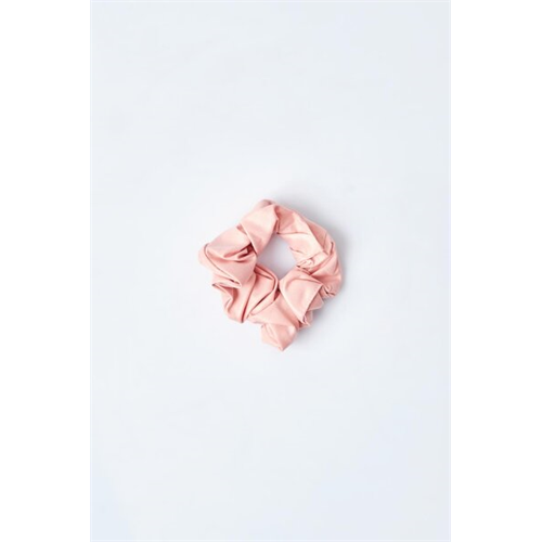 Backstage Pink Solid Scrunchies