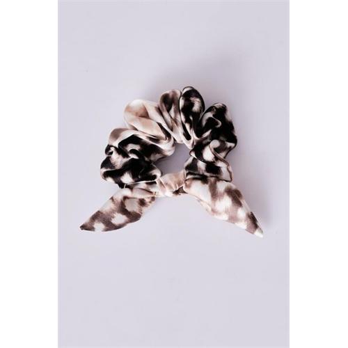 Backstage Printed Bow Detailed Scrunchies