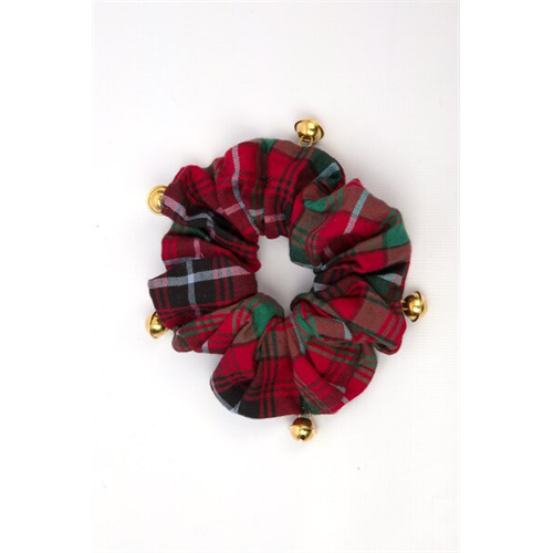 Backstage Red & Green Checked Scrunchies
