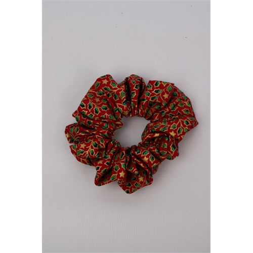 Backstage Red Printed Scrunchies