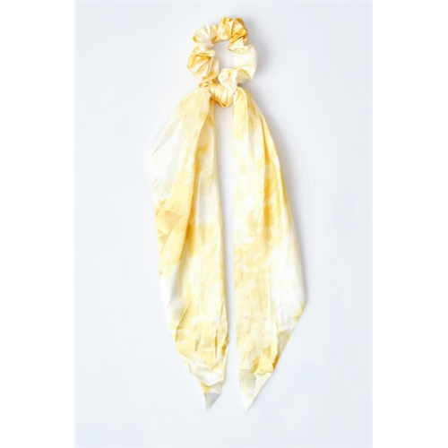 Backstage Yellow Tie Dye Scarf Scrunchies