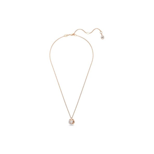 Swarovski Dextera Round Cut Rose gold-tone Plated Pendant