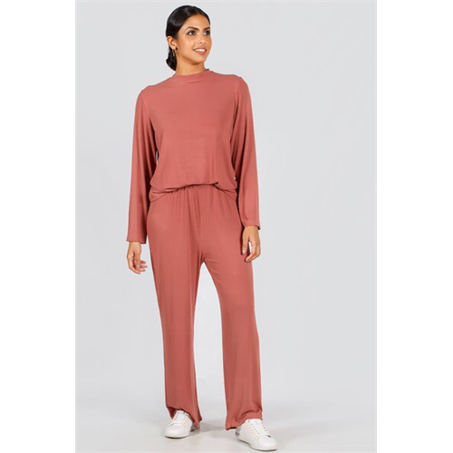 Mais Brick Red Aus Lw 19 -Zora Loungewear Sets