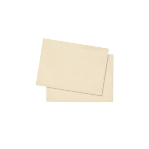 Mothercare Cream Colour Cotton Rich Fitted Moses Basket/Pram Sheet -2 Pack